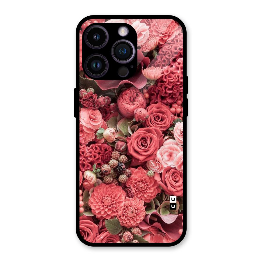 Shades Of Peach Glass Back Case for iPhone 14 Pro Max