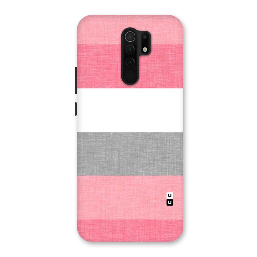 Shades Pink Stripes Back Case for Poco M2