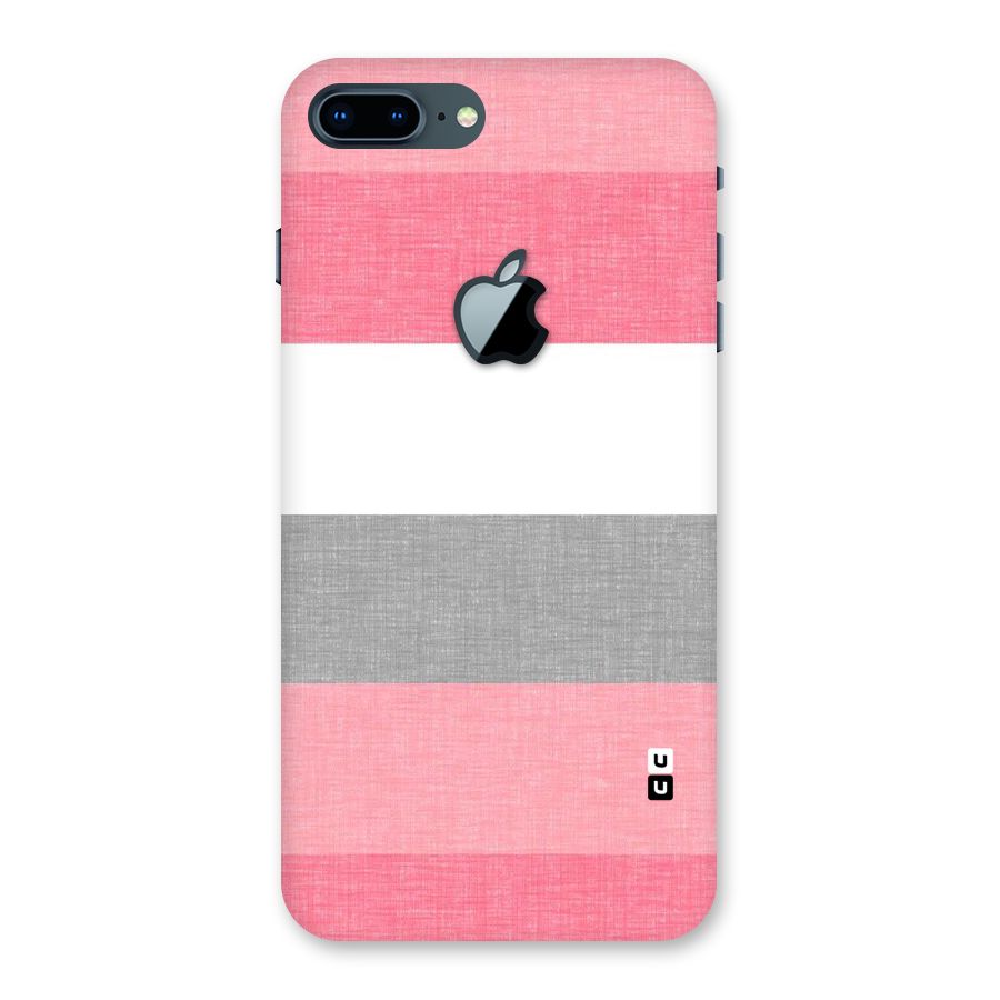 Shades Pink Stripes Back Case for iPhone 7 Plus Apple Cut
