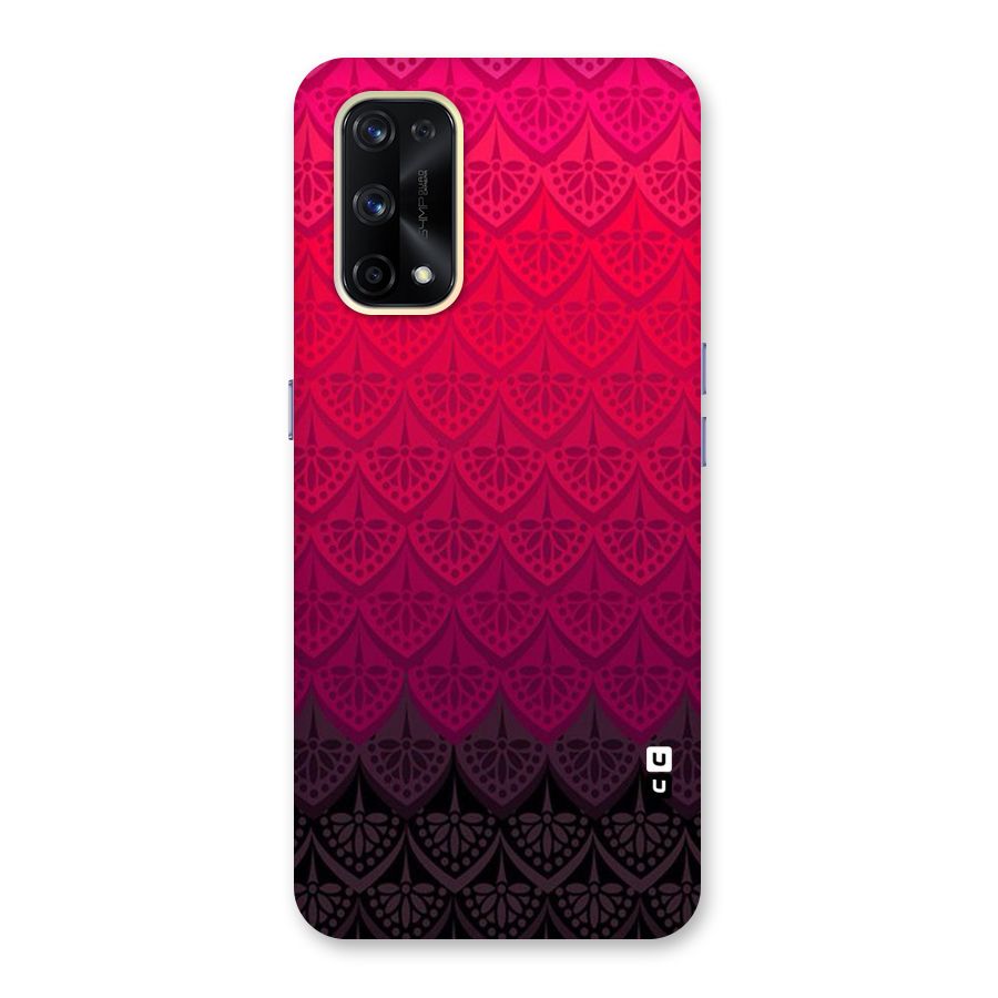 Shades Red Design Glass Back Case for Realme X7 Pro