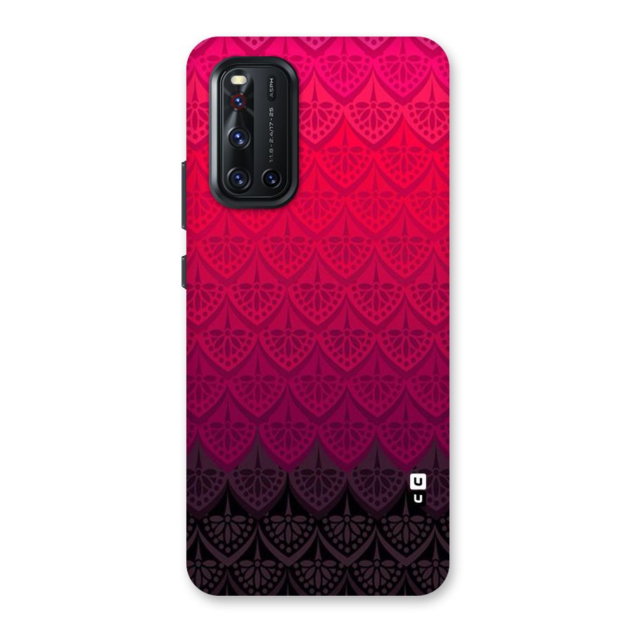 Shades Red Design Back Case for Vivo V19