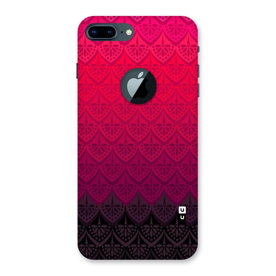 Shades Red Design Back Case for iPhone 7 Plus Logo Cut