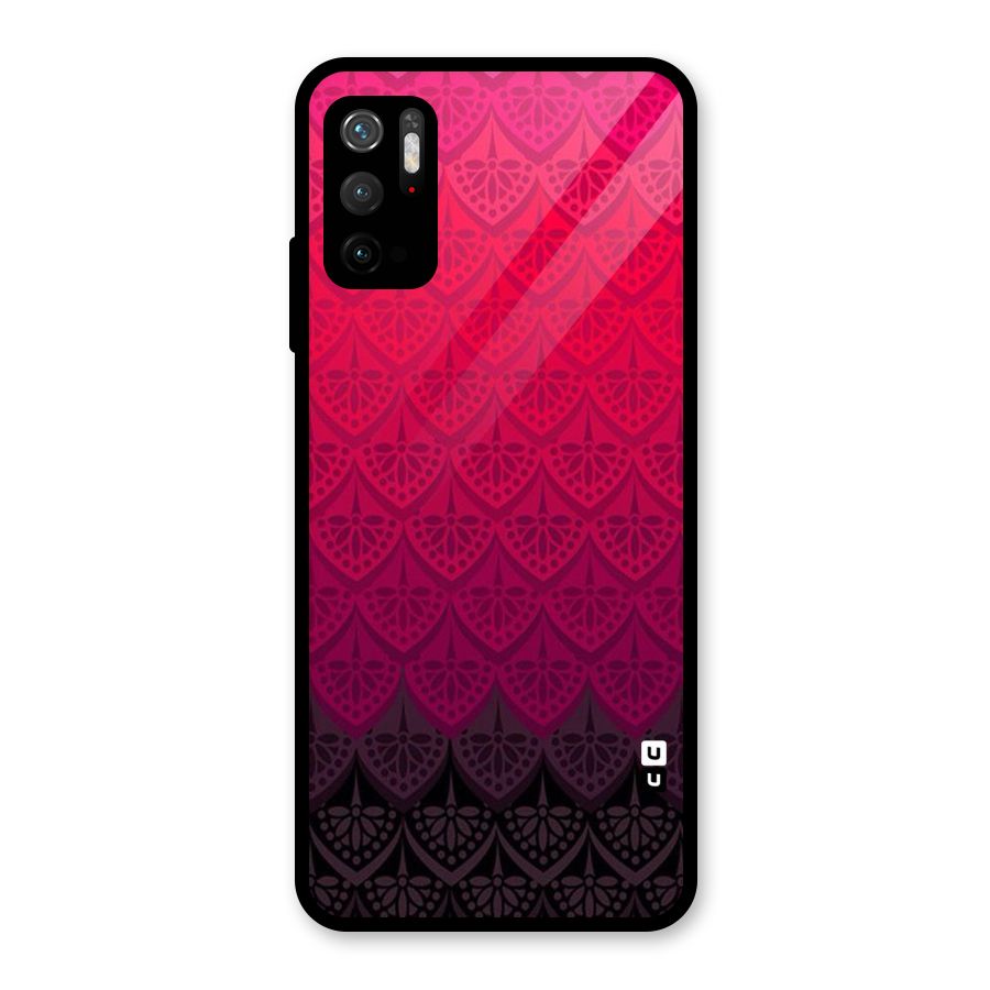 Shades Red Design Glass Back Case for Poco M3 Pro 5G