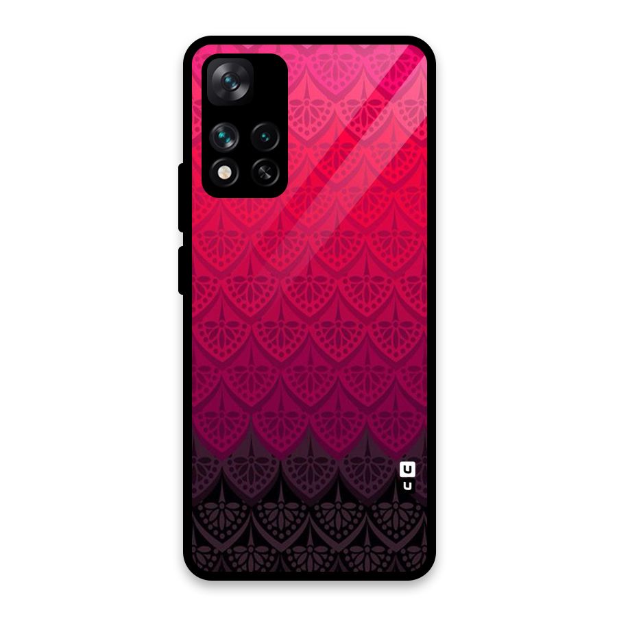 Shades Red Design Glass Back Case for Xiaomi 11i HyperCharge 5G