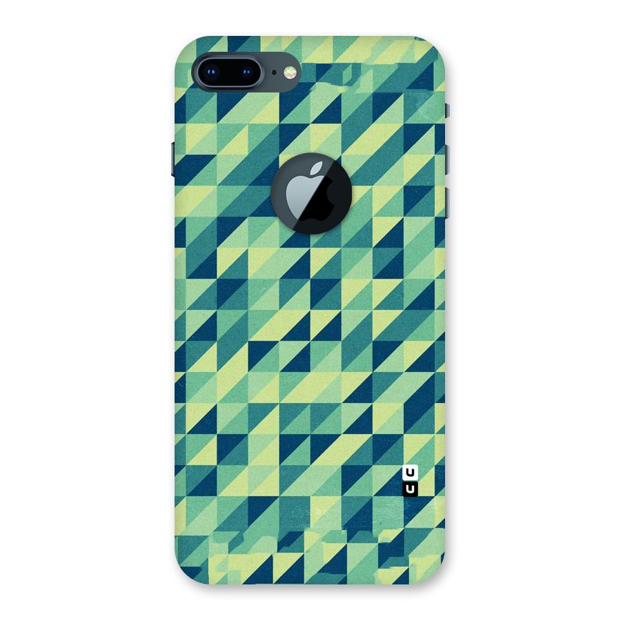 Shady Green Back Case for iPhone 7 Plus Logo Cut