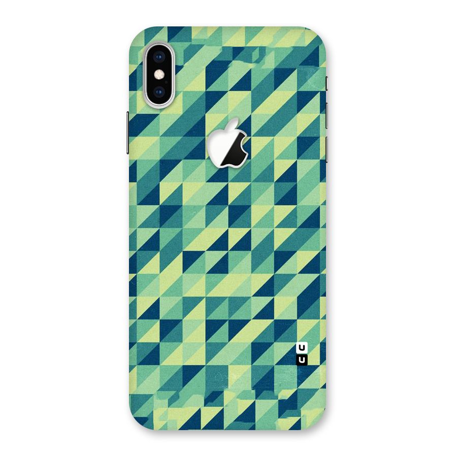 Shady Green Back Case for iPhone XS Max Apple Cut