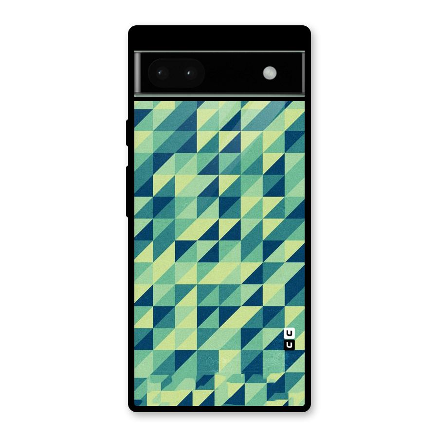 Shady Green Glass Back Case for Google Pixel 6a