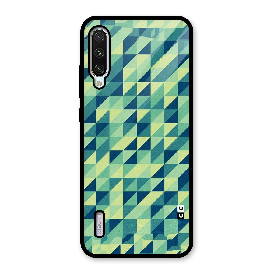 Shady Green Glass Back Case for Mi A3