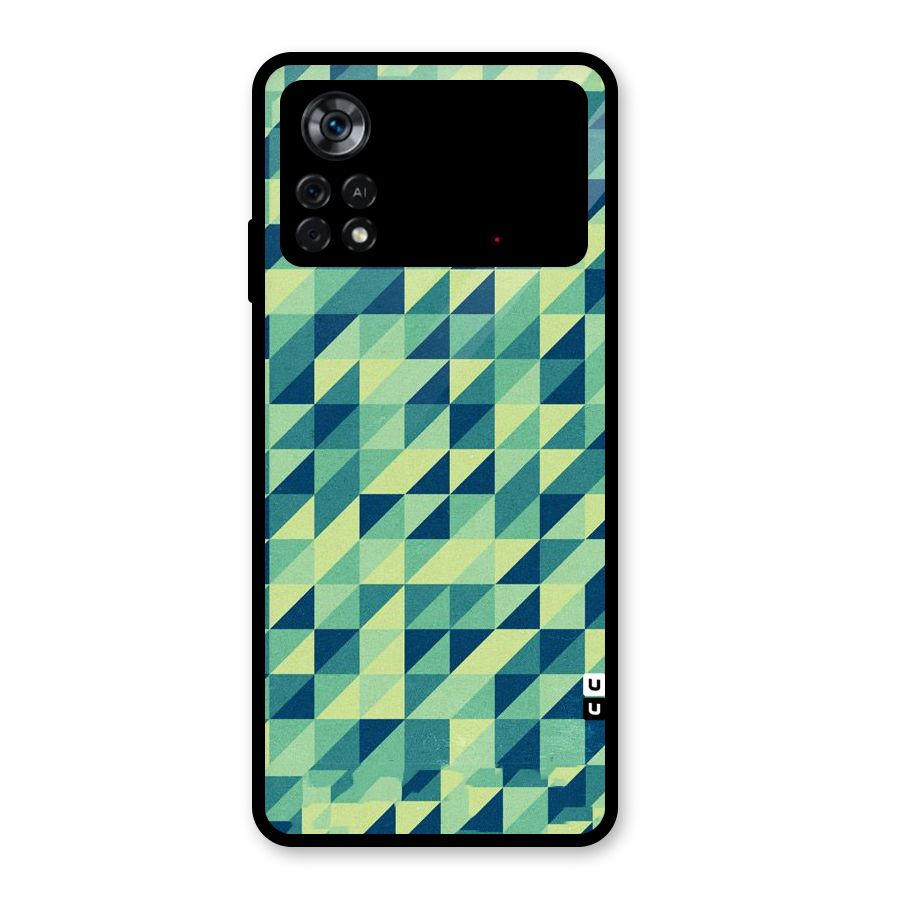 Shady Green Glass Back Case for Poco X4 Pro 5G