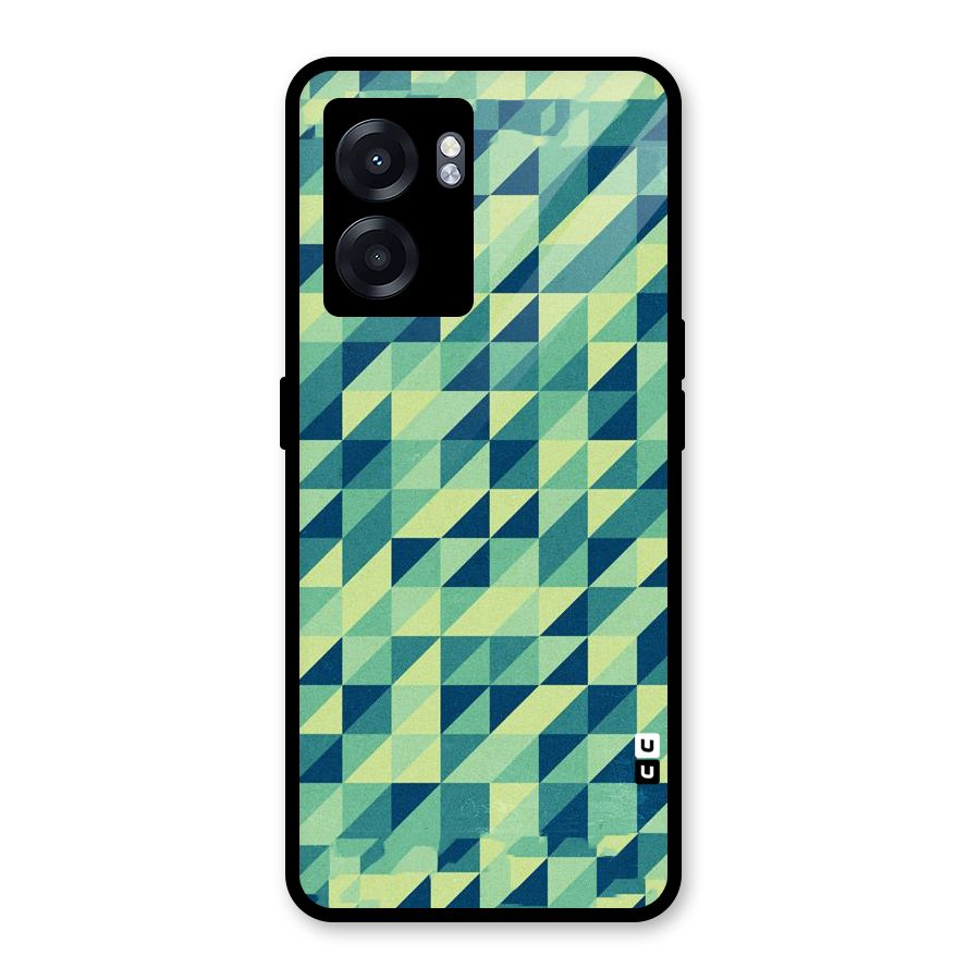 Shady Green Glass Back Case for Realme Narzo 50 5G