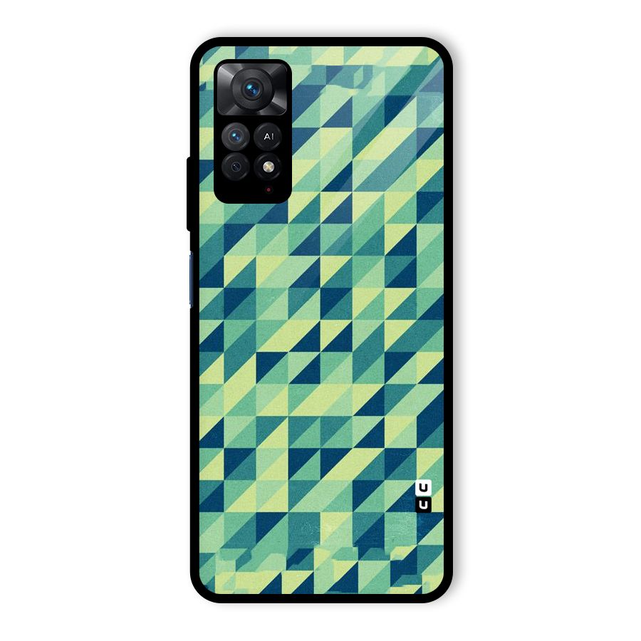 Shady Green Glass Back Case for Redmi Note 11 Pro
