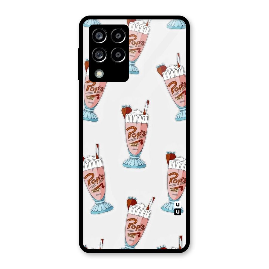 Shake Design Glass Back Case for Galaxy M53 5G