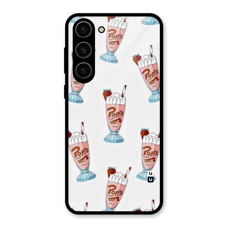 Shake Design Glass Back Case for Galaxy S23 Plus