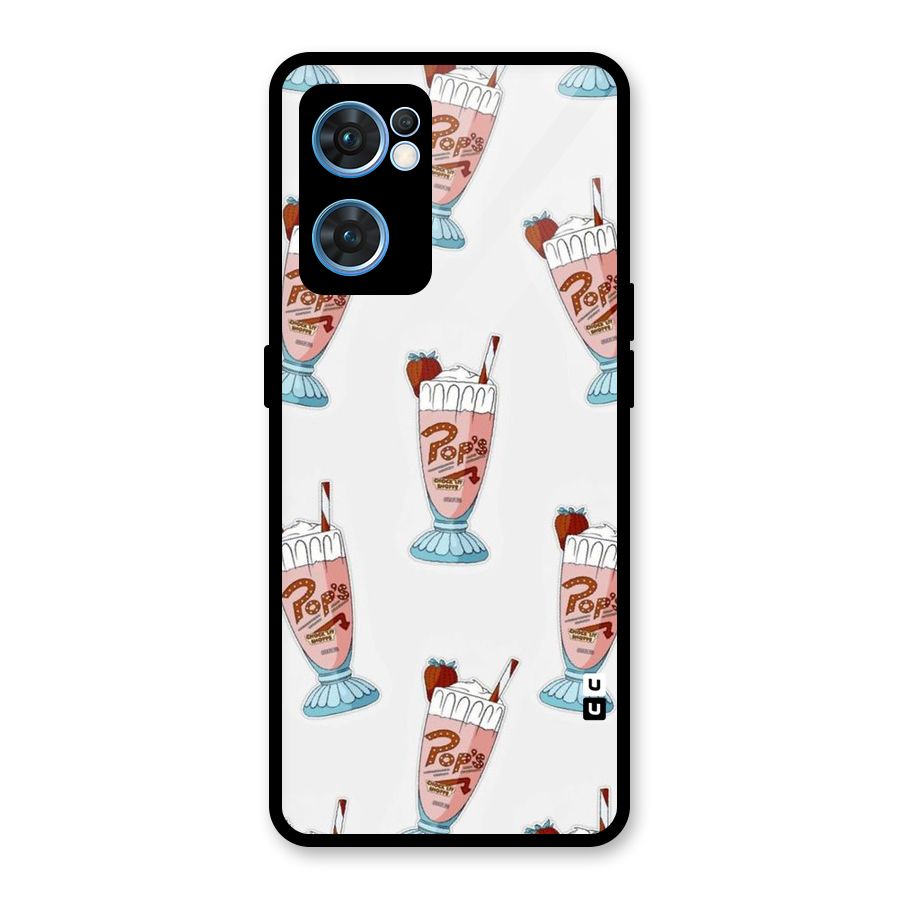 Shake Design Glass Back Case for Oppo Reno7 5G