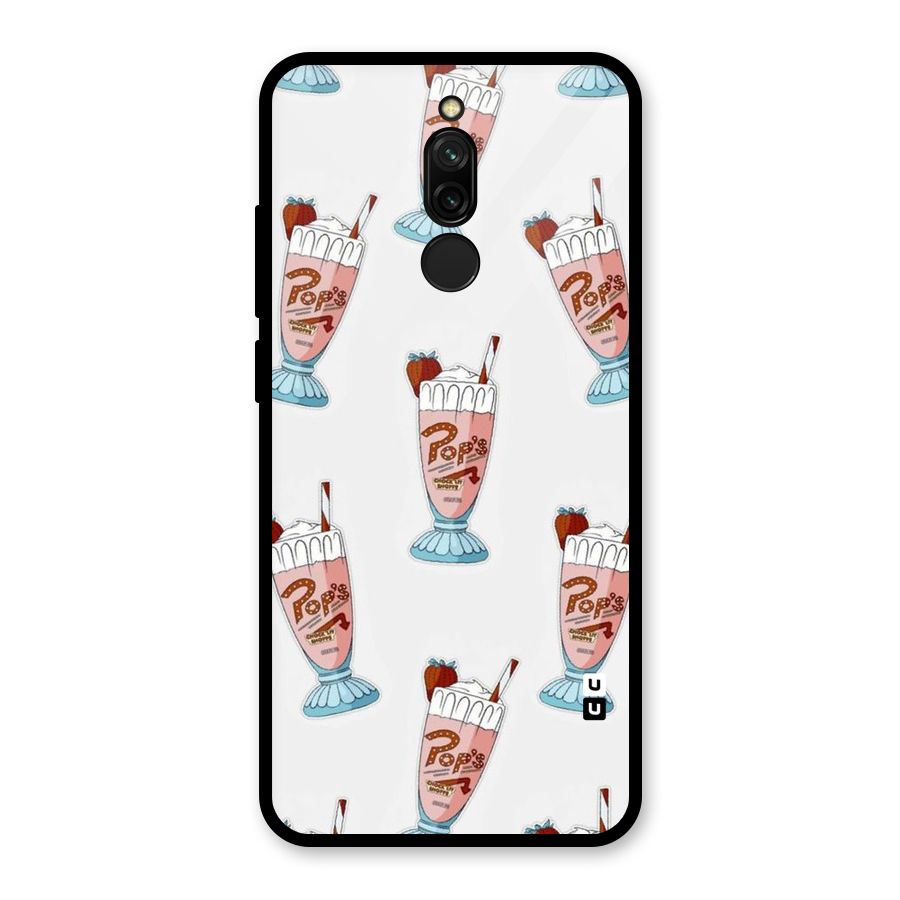 Shake Design Glass Back Case for Redmi 8