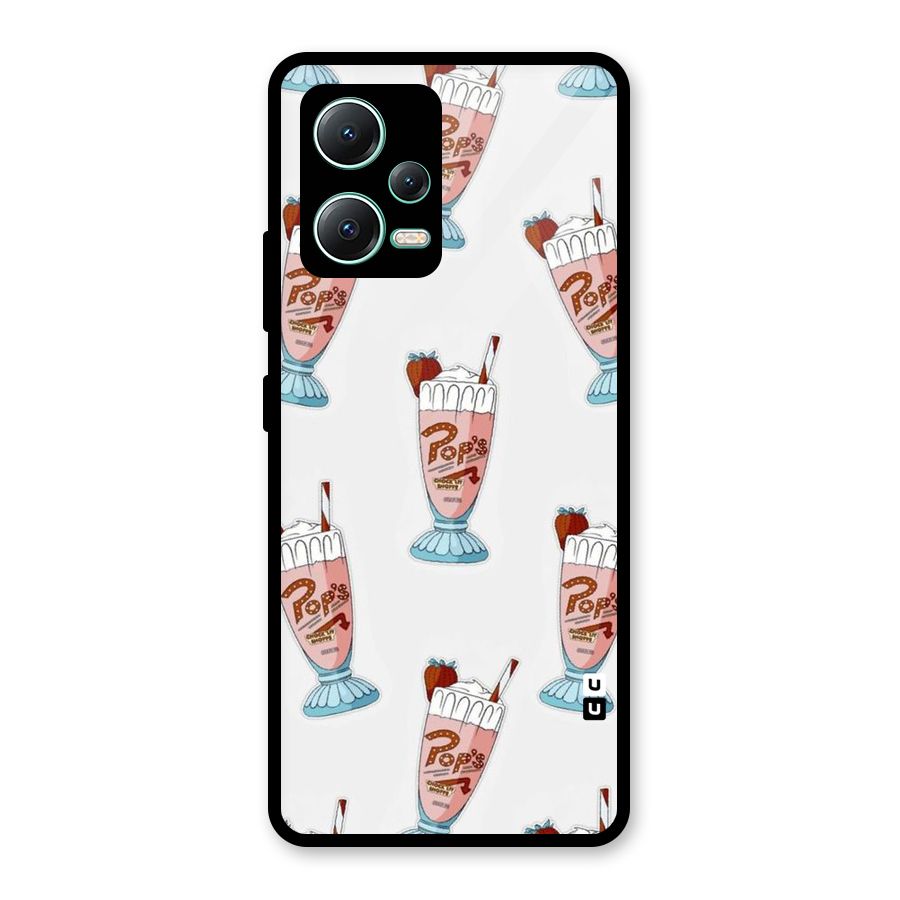 Shake Design Glass Back Case for Redmi Note 12 5G