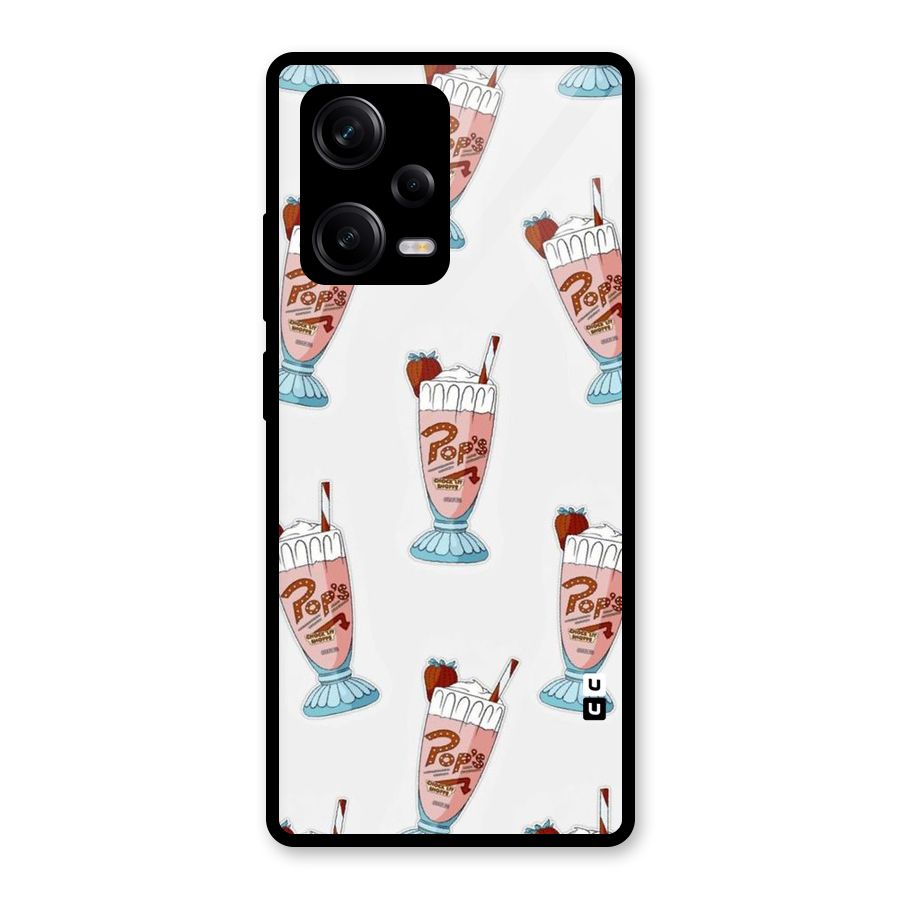 Shake Design Glass Back Case for Redmi Note 12 Pro