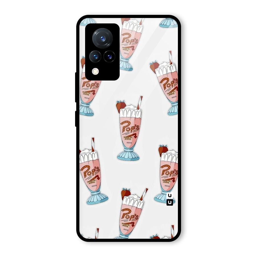 Shake Design Glass Back Case for Vivo V21 5G