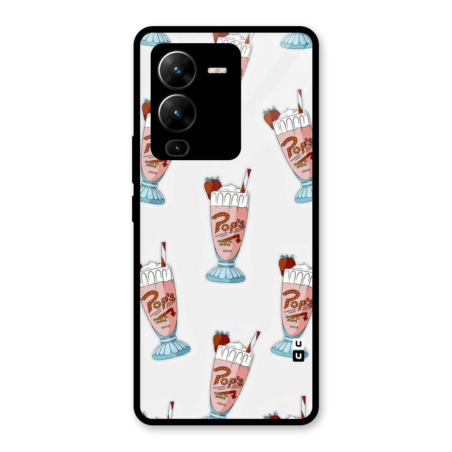 Shake Design Glass Back Case for Vivo V25 Pro