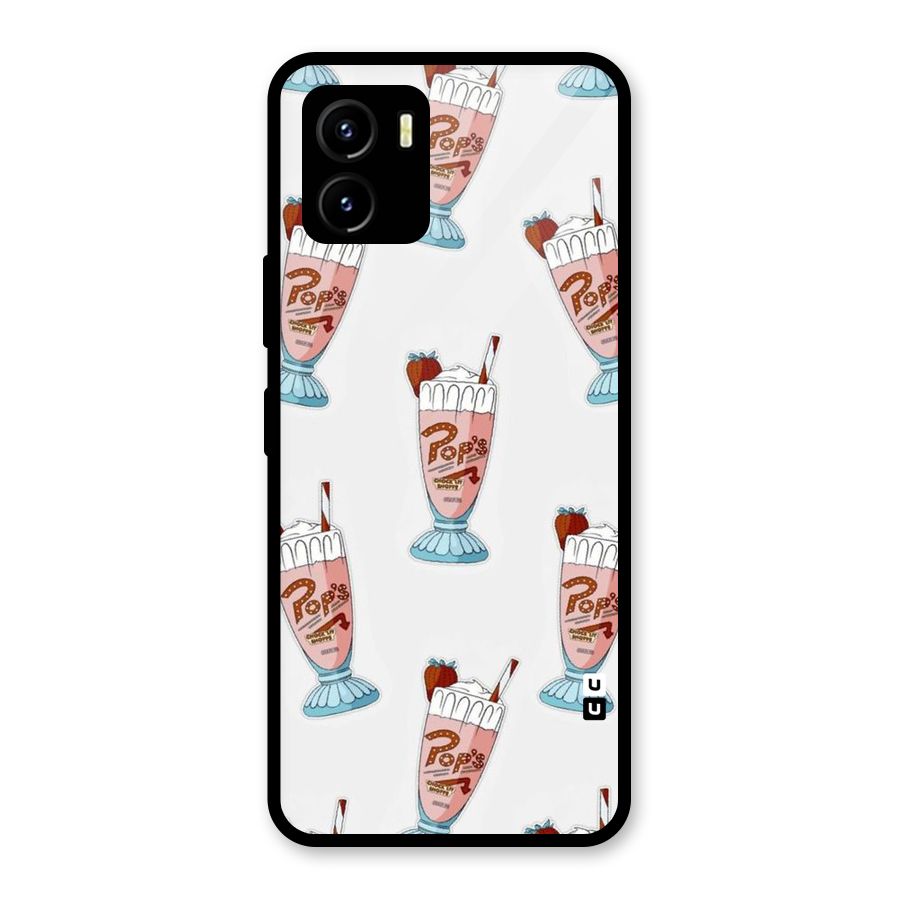 Shake Design Glass Back Case for Vivo Y15s