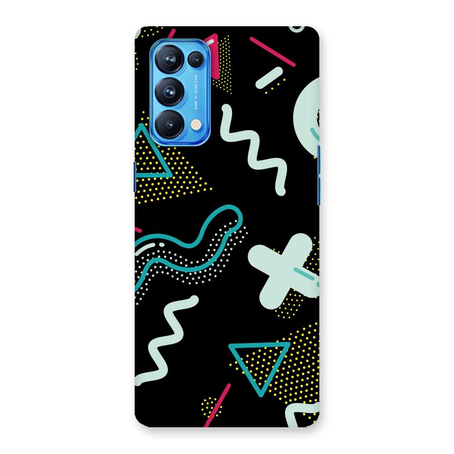 Shapes Pattern Back Case for Oppo Reno5 Pro 5G