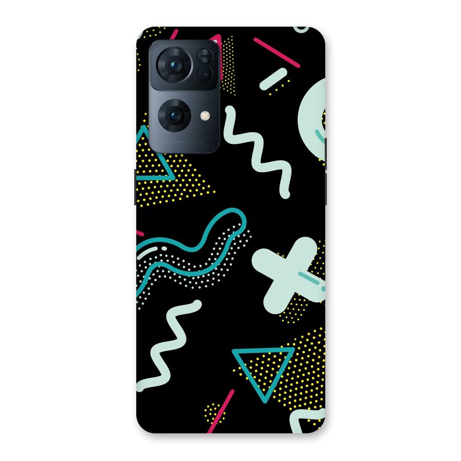 Shapes Pattern Back Case for Oppo Reno7 Pro 5G