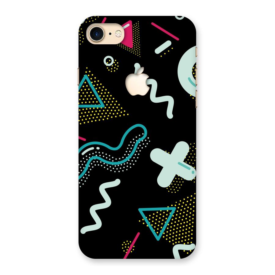 Shapes Pattern Back Case for iPhone 7 Apple Cut