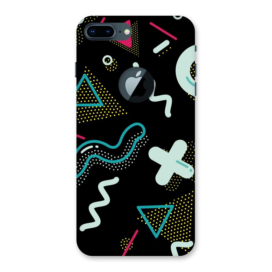 Shapes Pattern Back Case for iPhone 7 Plus Logo Cut