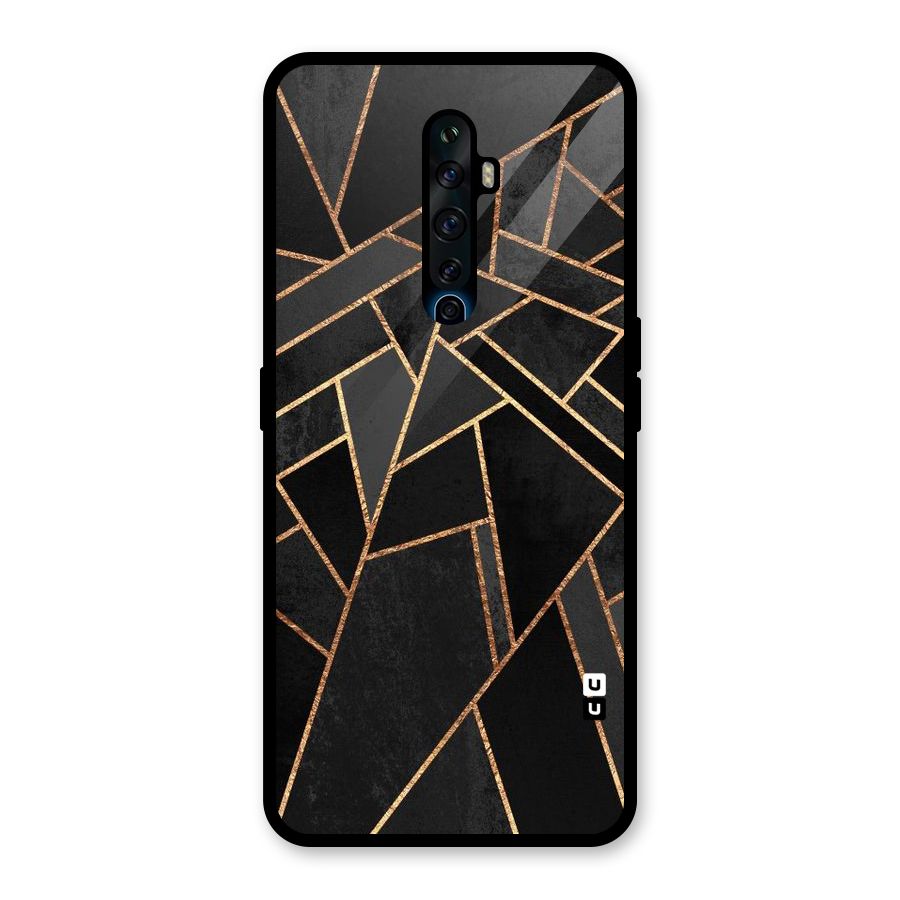 Sharp Tile Glass Back Case for Oppo Reno2 F