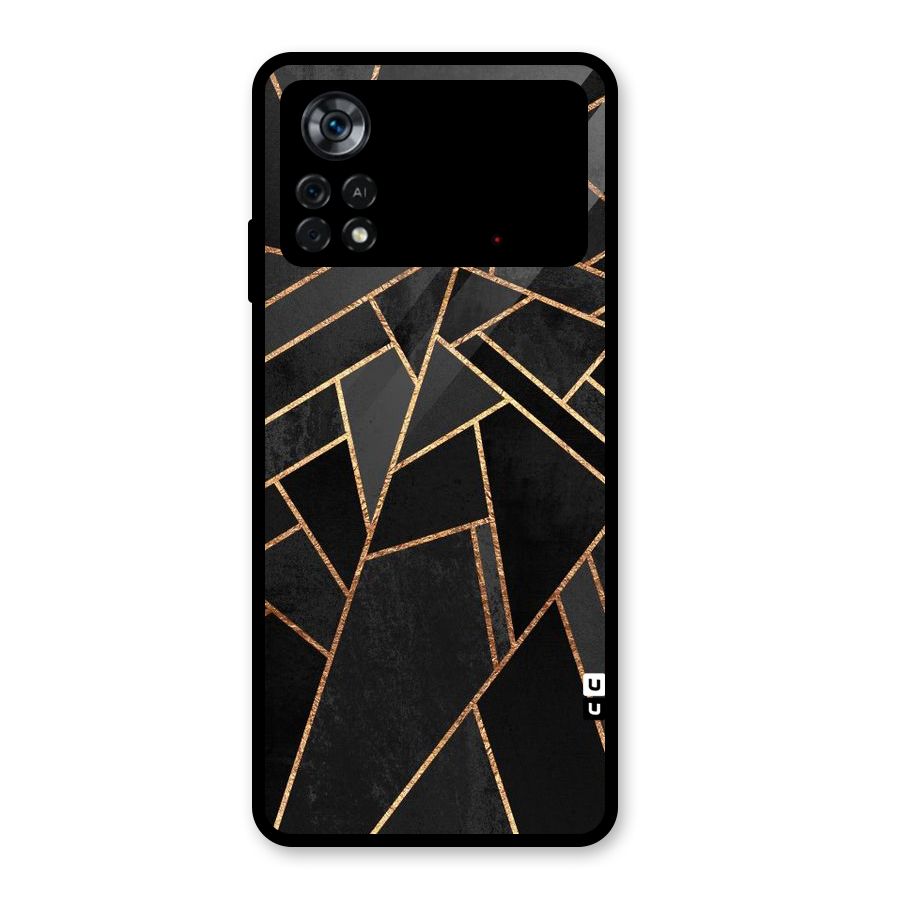 Sharp Tile Glass Back Case for Poco X4 Pro 5G