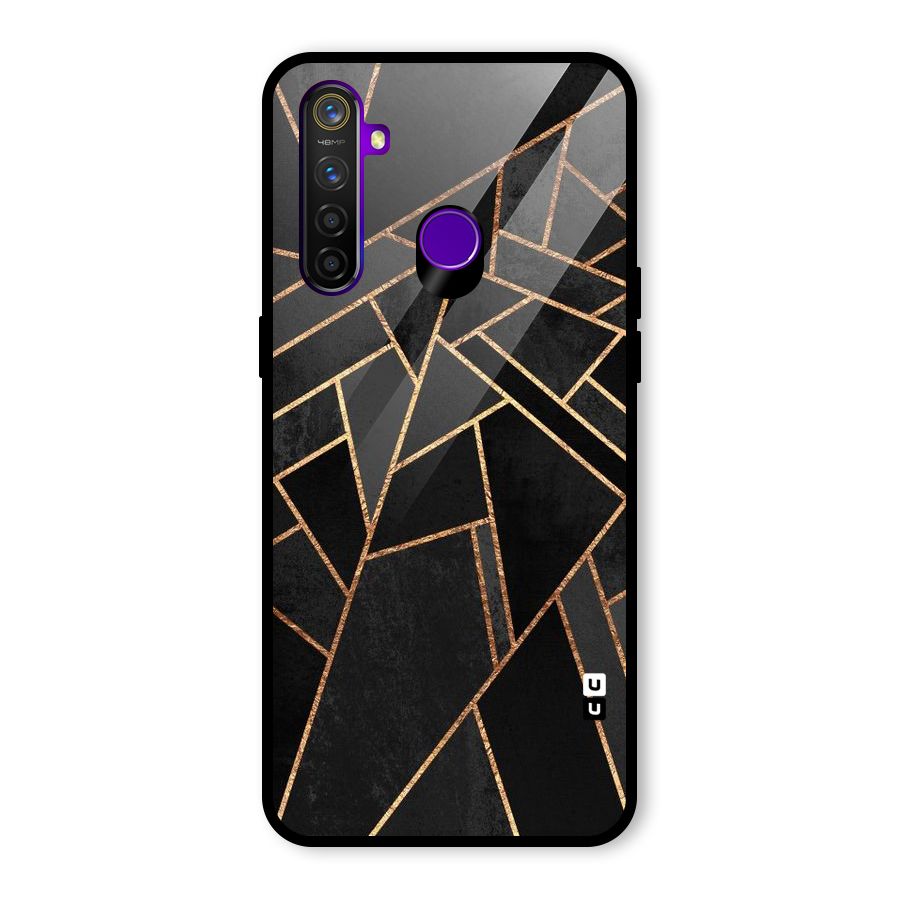 Sharp Tile Glass Back Case for Realme 5 Pro