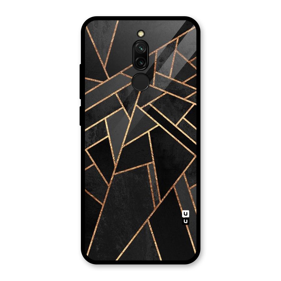 Sharp Tile Glass Back Case for Redmi 8
