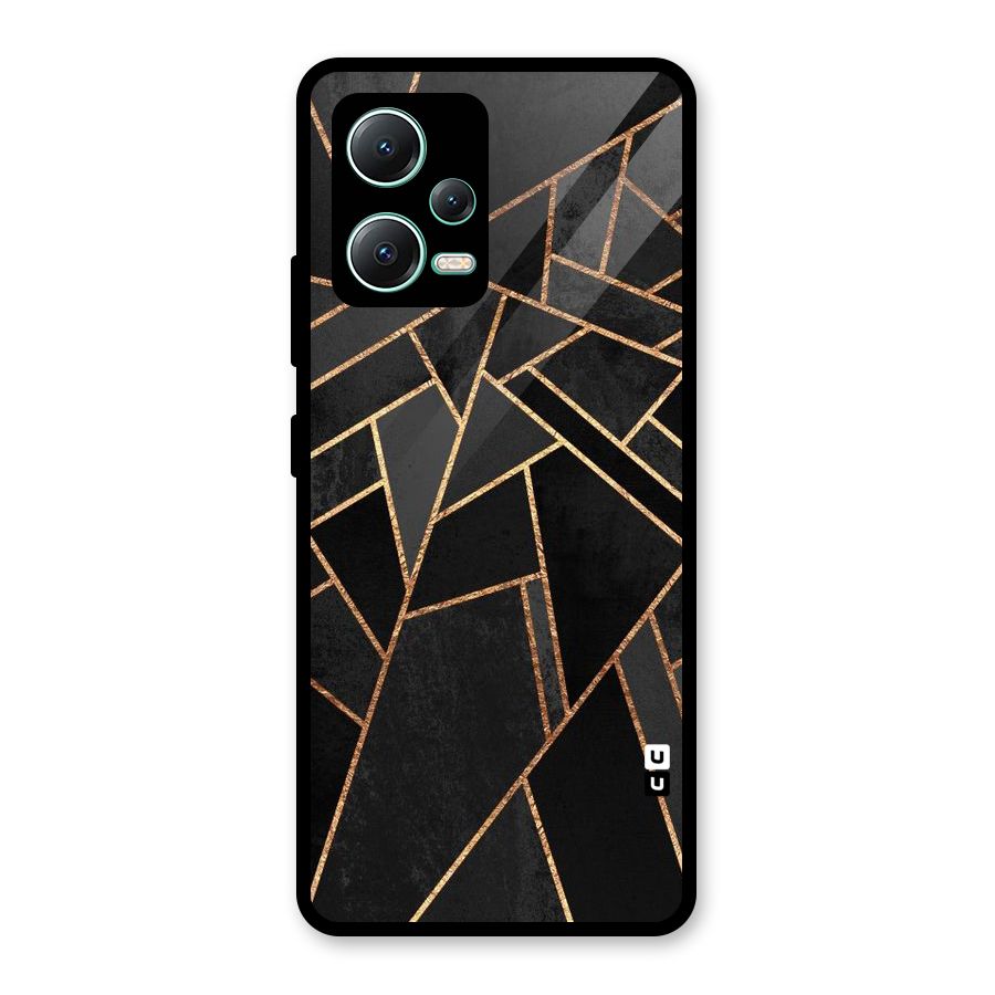 Sharp Tile Glass Back Case for Redmi Note 12 5G