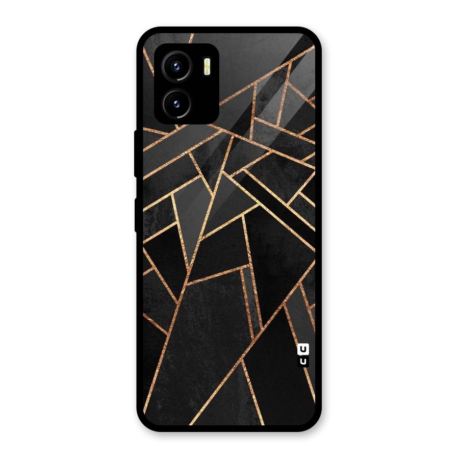 Sharp Tile Glass Back Case for Vivo Y15s