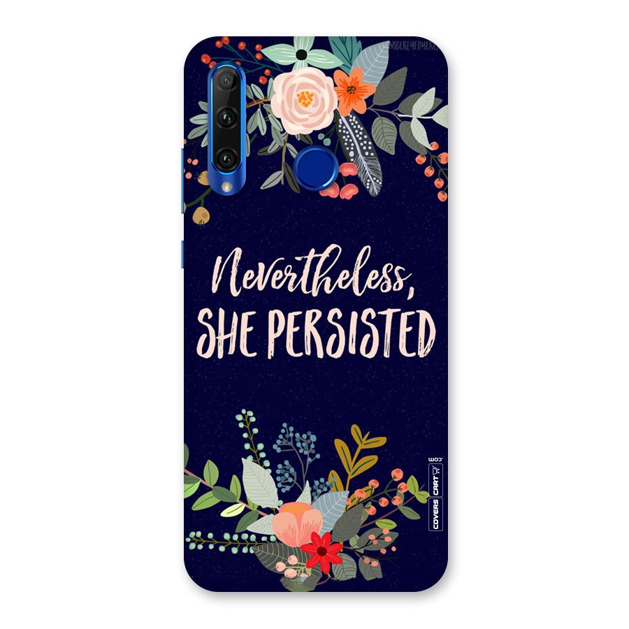 She Persisted Back Case for Honor 20i