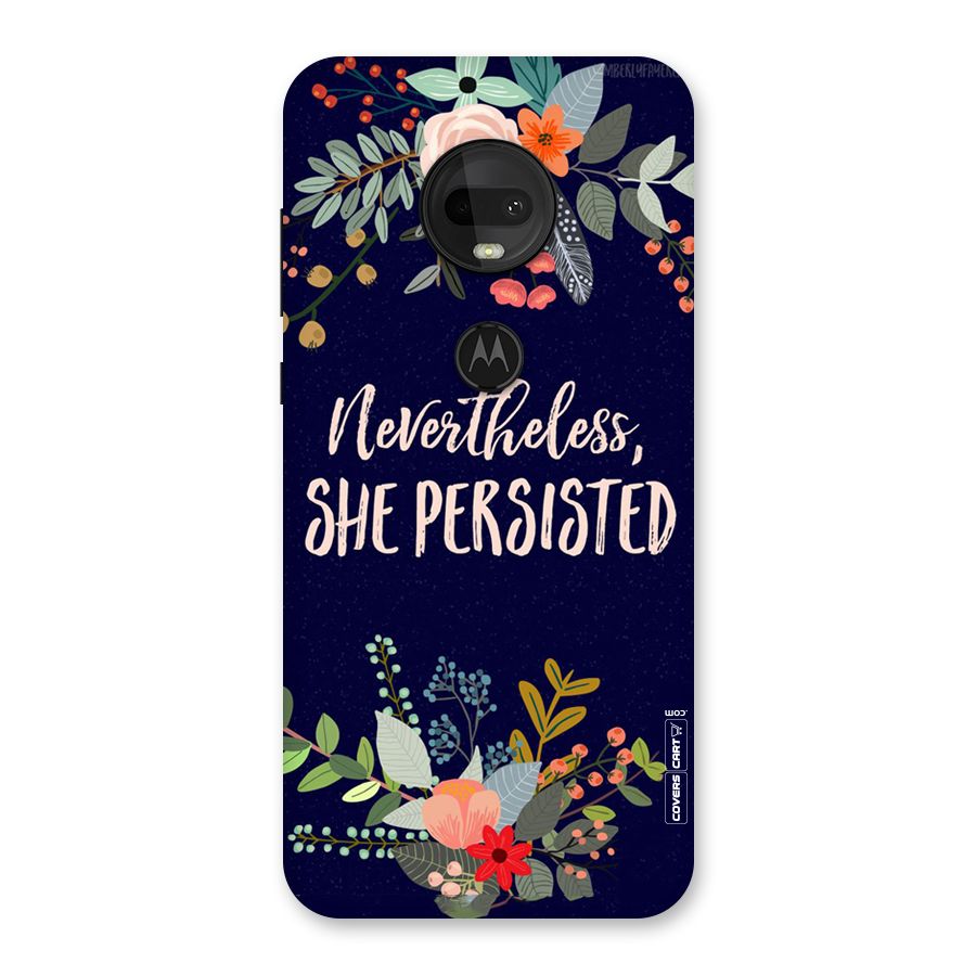 She Persisted Back Case for Moto G7