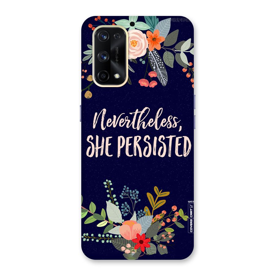 She Persisted Glass Back Case for Realme X7 Pro