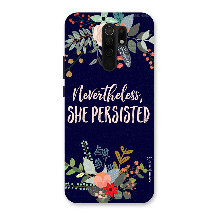 She Persisted Back Case for Redmi 9 Prime