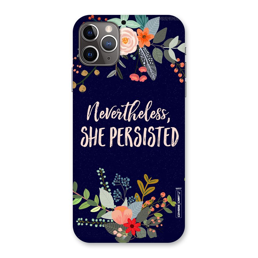 She Persisted Back Case for iPhone 11 Pro Max