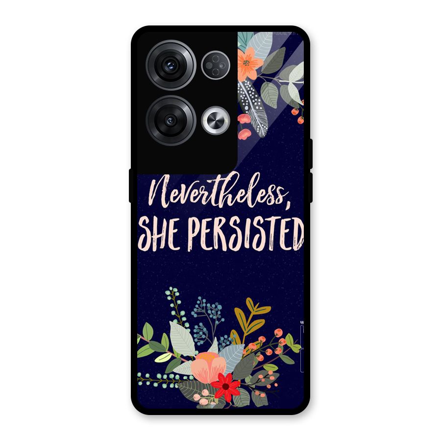She Persisted Glass Back Case for Oppo Reno8 Pro 5G