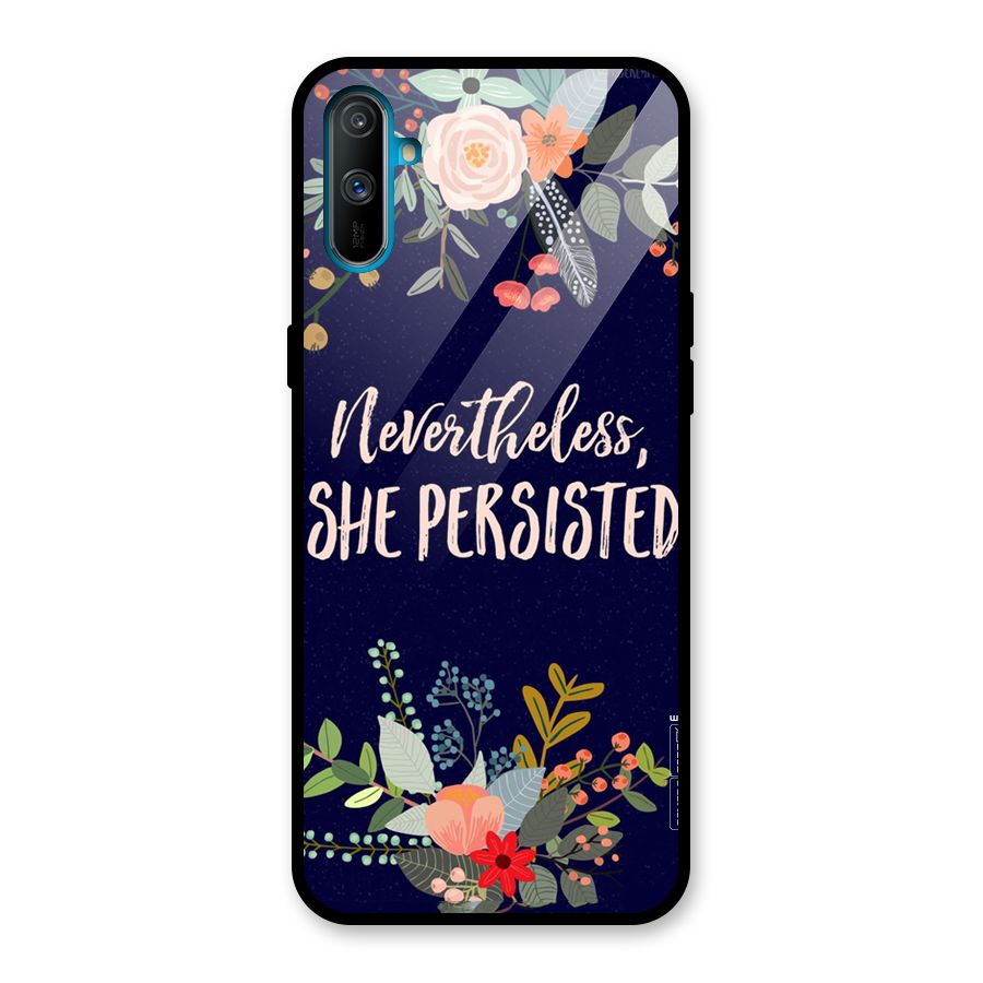 She Persisted Glass Back Case for Realme C3