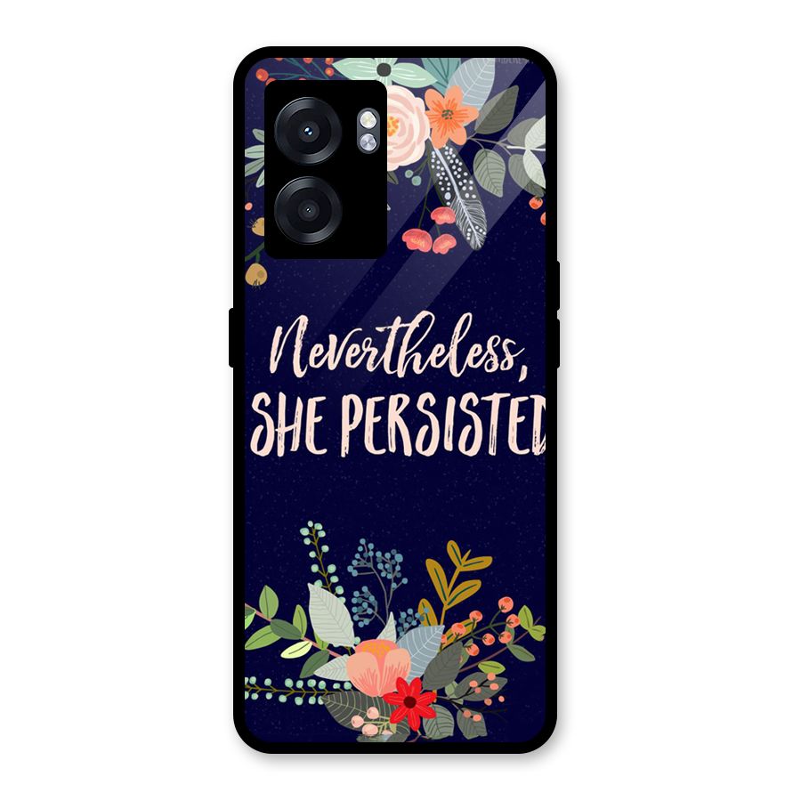 She Persisted Glass Back Case for Realme Narzo 50 5G
