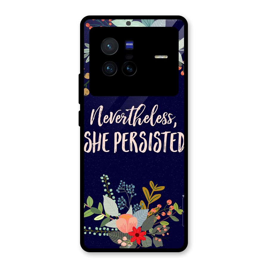She Persisted Glass Back Case for Vivo X80