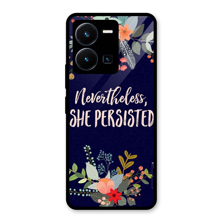 She Persisted Glass Back Case for Vivo Y35