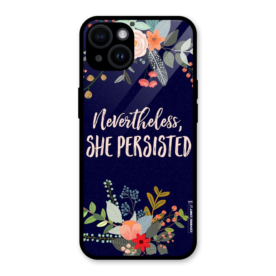 She Persisted Glass Back Case for iPhone 14