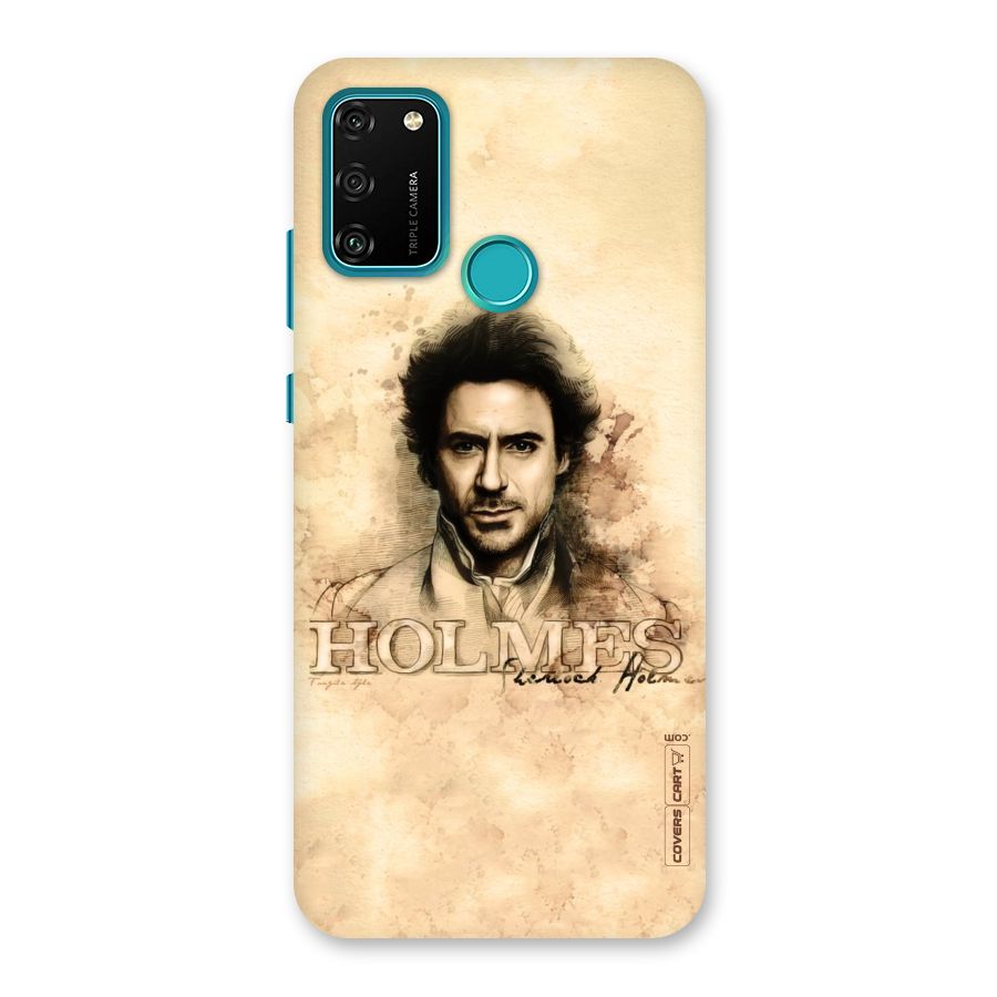 Sherlock Holmes Fan Art Back Case for Honor 9A