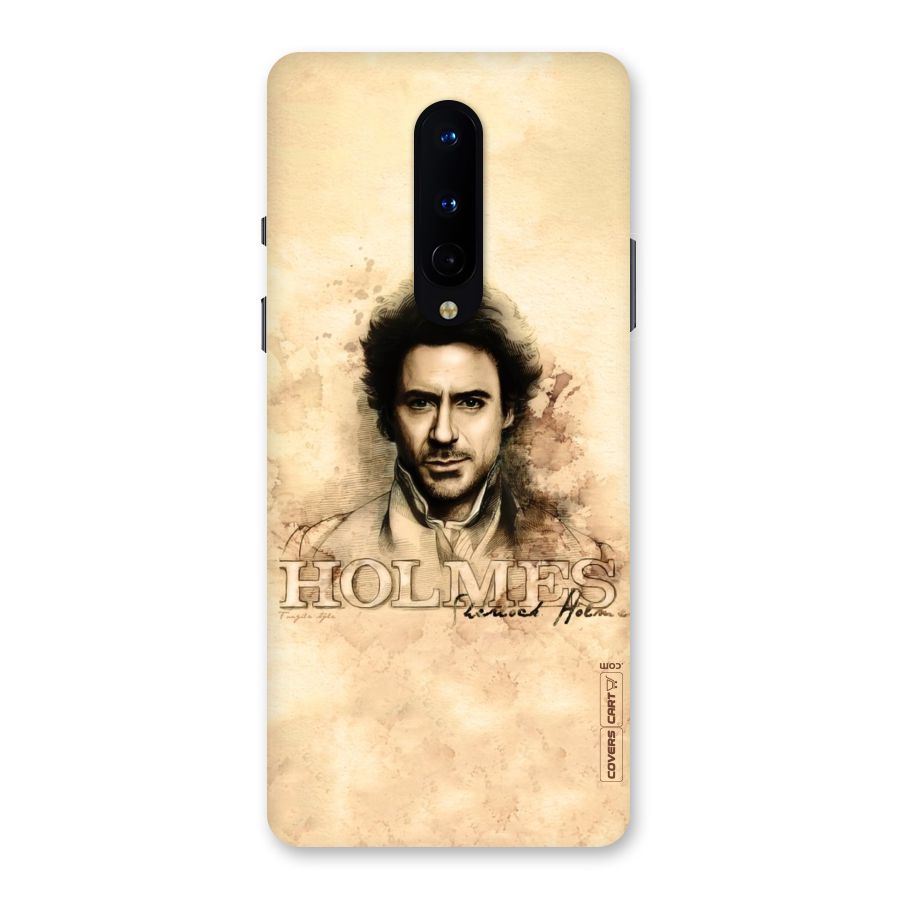 Sherlock Holmes Fan Art Back Case for OnePlus 8