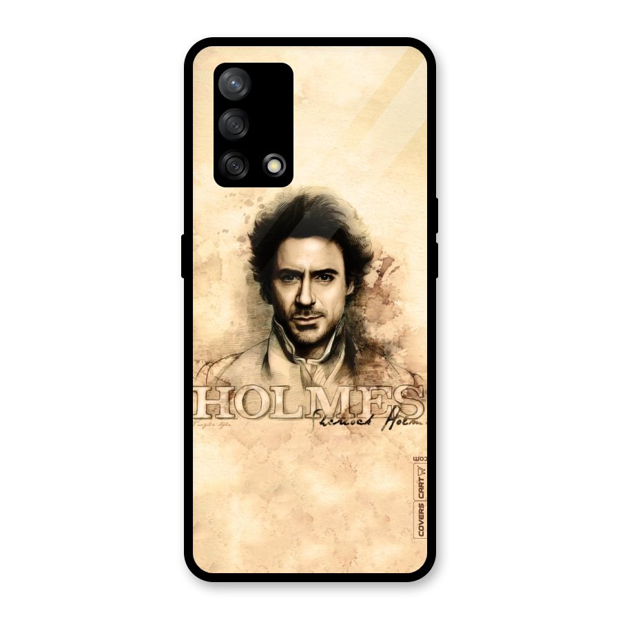 Sherlock Holmes Fan Art Glass Back Case for Oppo F19