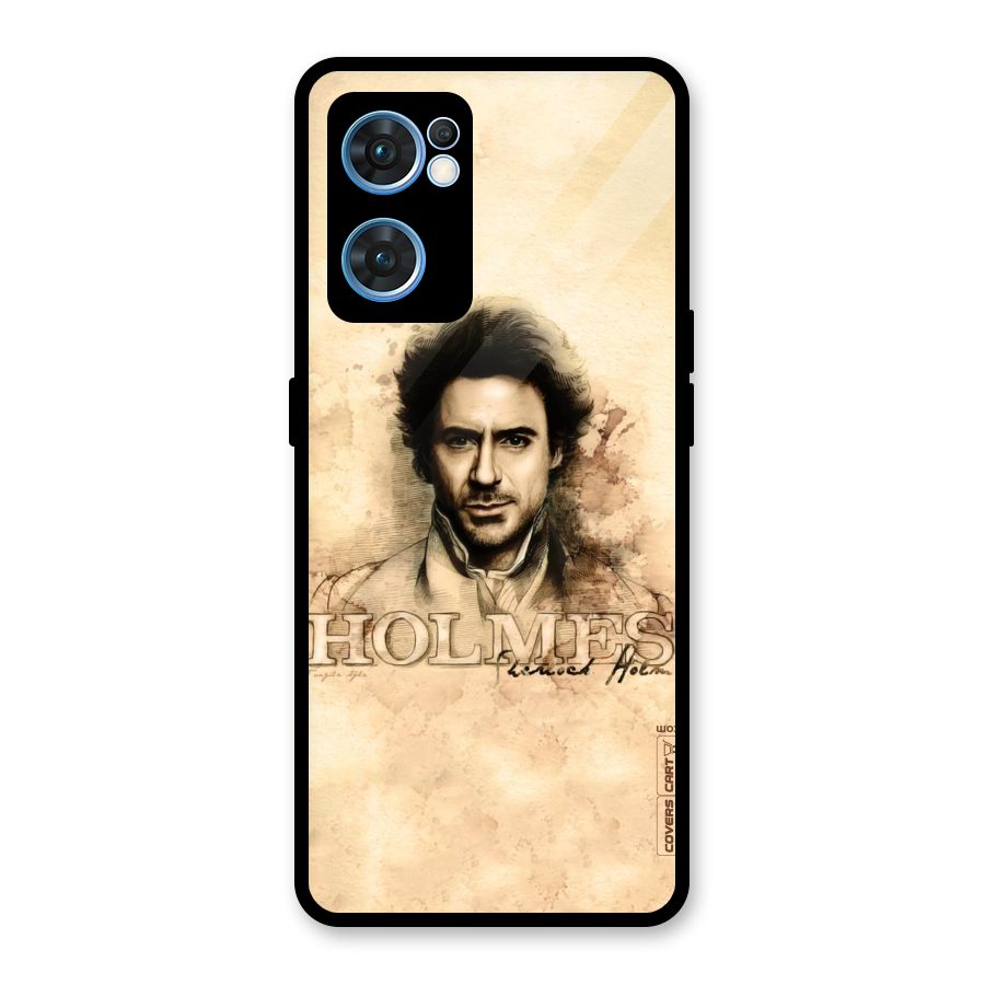 Sherlock Holmes Fan Art Glass Back Case for Oppo Reno7 5G
