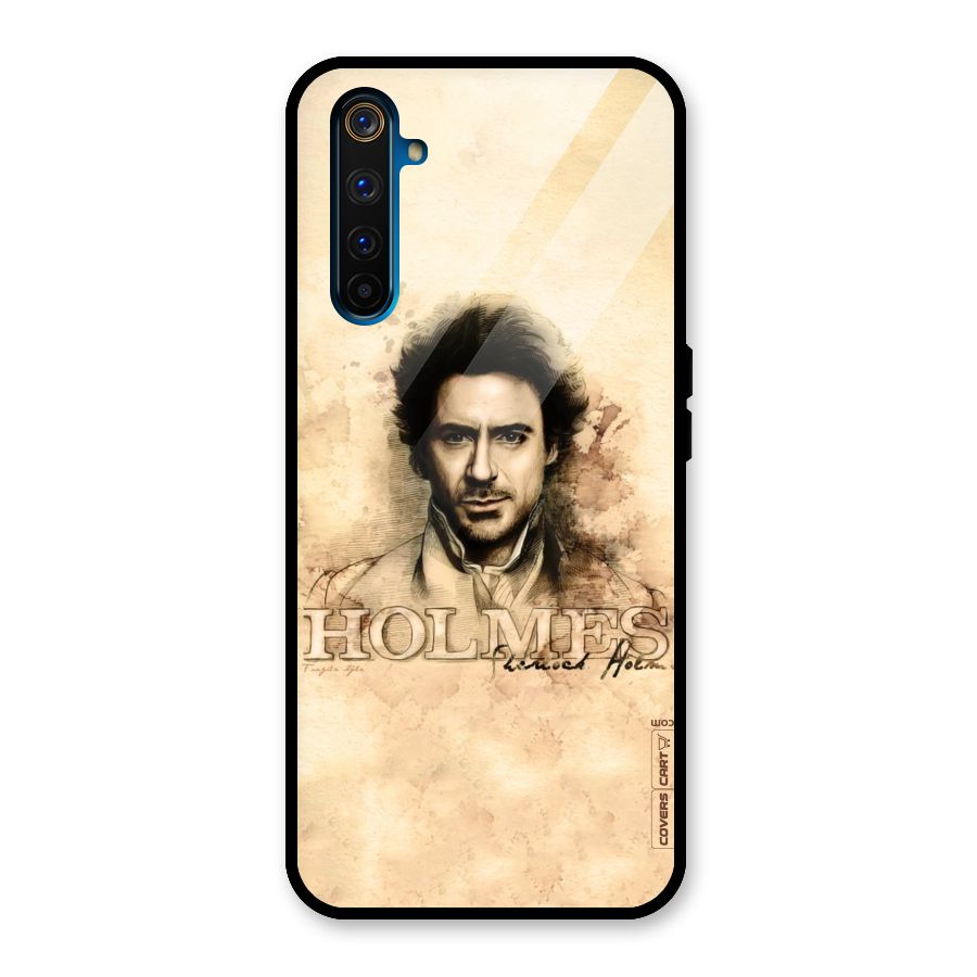 Sherlock Holmes Fan Art Glass Back Case for Realme 6 Pro
